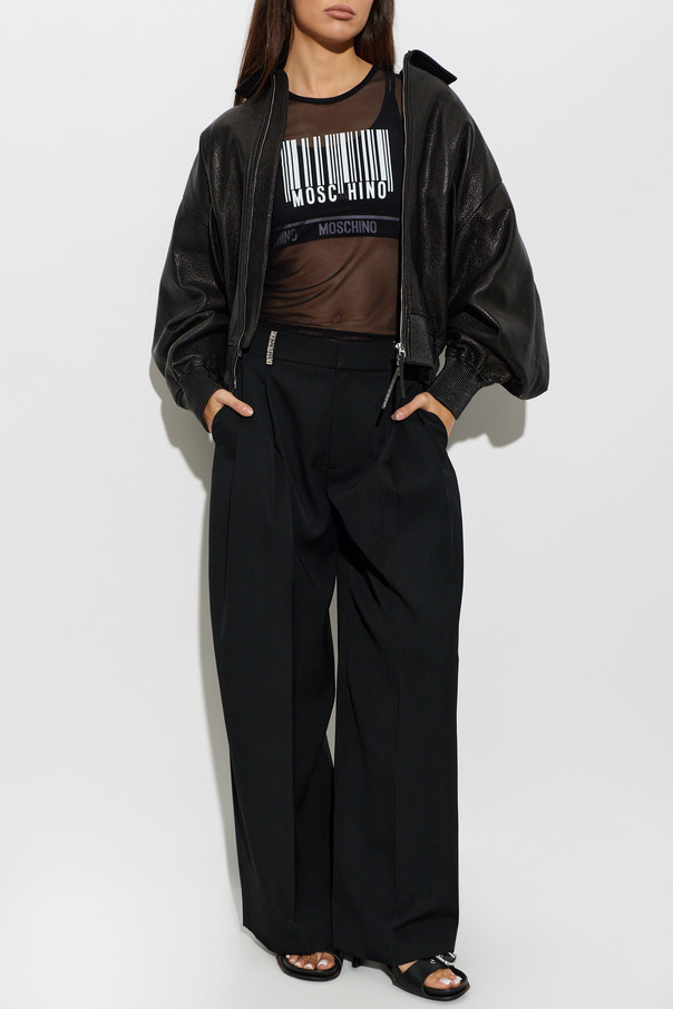 Moschino Top corto de la línea ‘Swim’