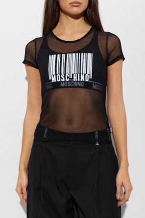 Moschino Top corto de la línea ‘Swim’