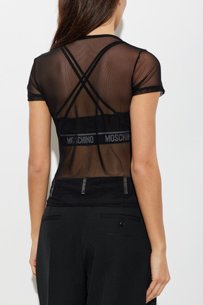 Moschino Top corto de la línea ‘Swim’
