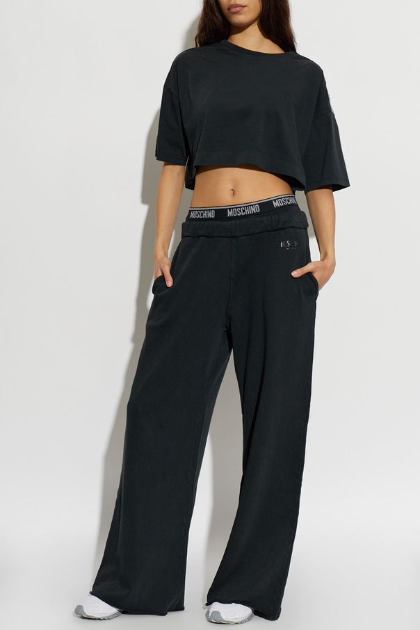 Moschino Cropped-Top aus der Linie „Active“