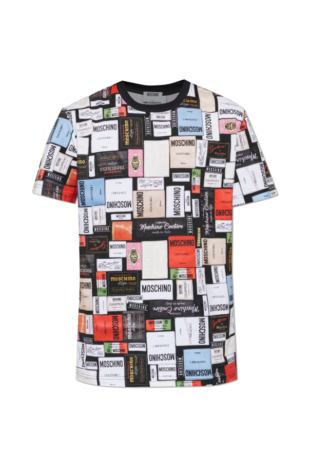 T-shirt with print od Moschino