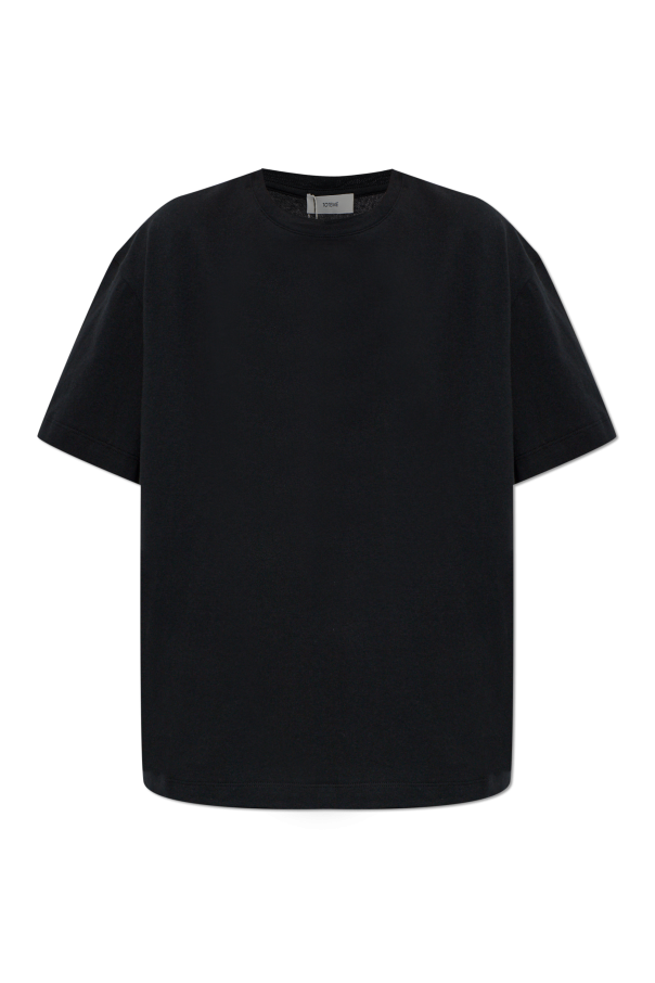 T-shirt with embroidered logo od TOTEME