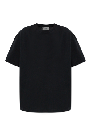 T-shirt with embroidered logo