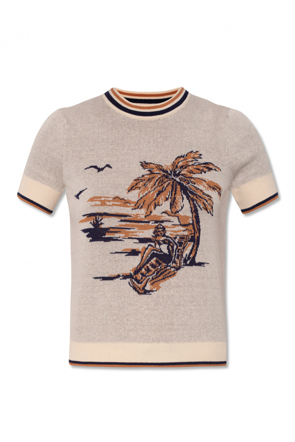 Zimmermann T-shirt with short sleeves