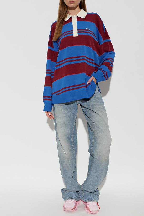 P.E Nation "Strata" long sleeve polo