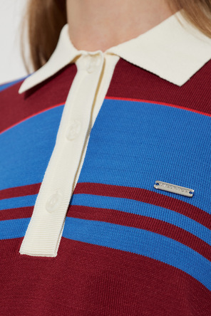 P.E Nation "Strata" long sleeve polo