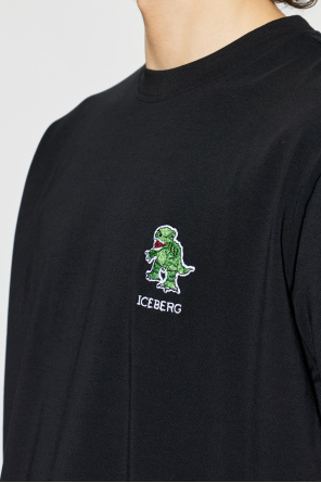 Iceberg T-Shirt mit Aufnäher