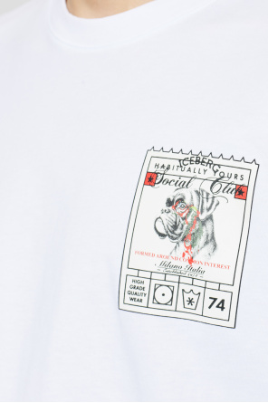 Iceberg T-Shirt mit Aufdruck