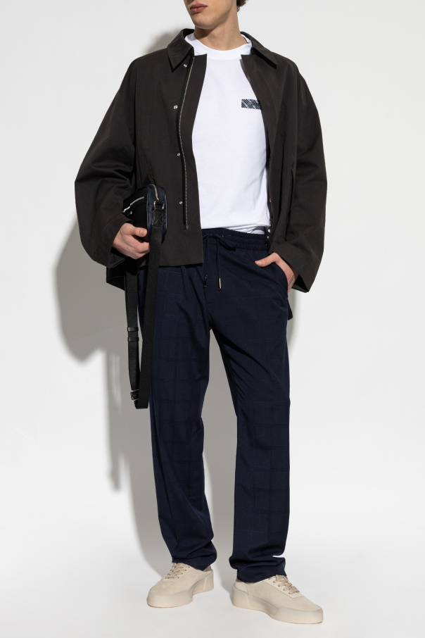 Iceberg T-shirt com aplicação com logótipo