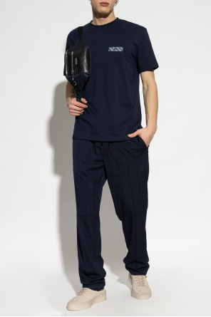 T-shirt with logo applique od Iceberg