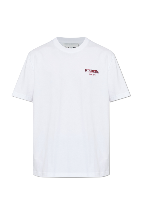 T-shirt with embroidered logo od Iceberg