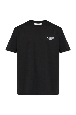T-shirt with embroidered logo