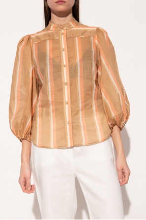 Zimmermann Top with crew-neck collar