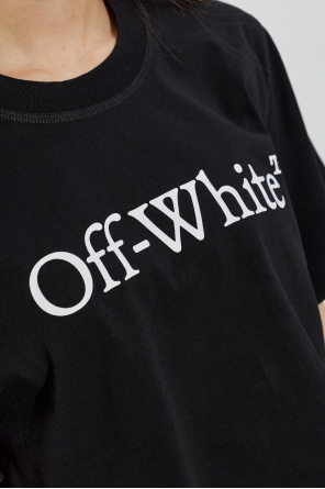 Off-White T-shirt com logótipo