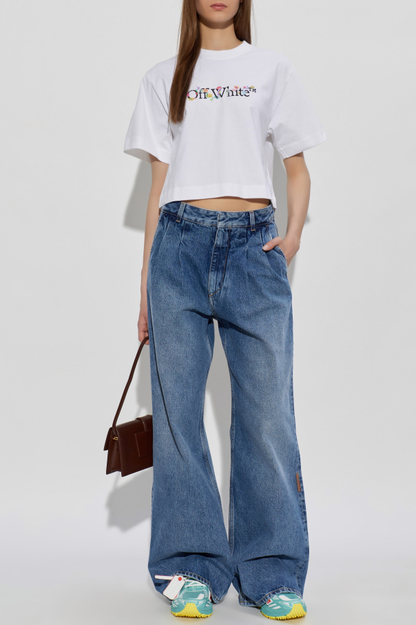 Off-White T-shirt with logo