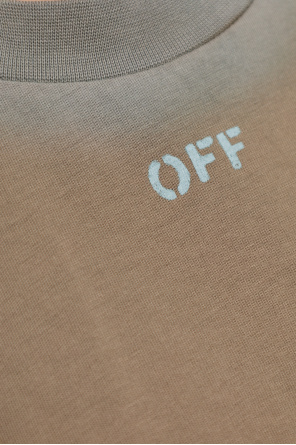 Off-White T-Shirt mit Logo