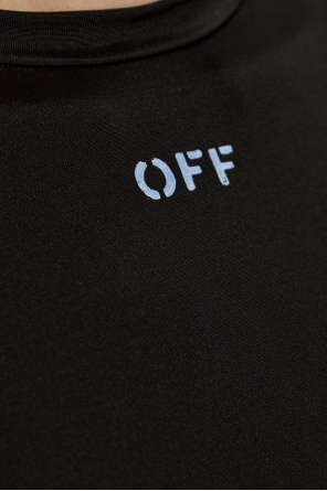 Off-White T-shirt com logótipo