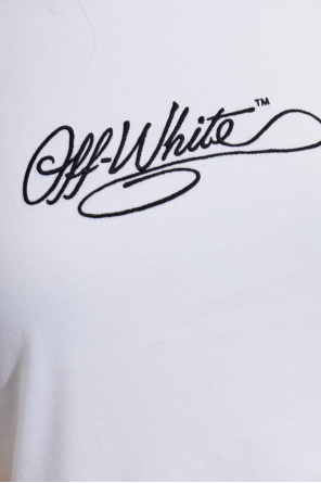 Off-White T-shirt with embroidered kogo