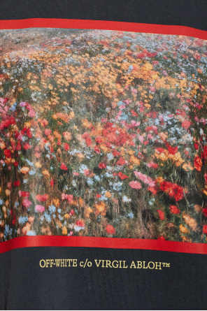 Off-White T-shirt de corte largo