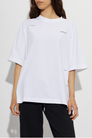 Off-White T-shirt with printed logo
