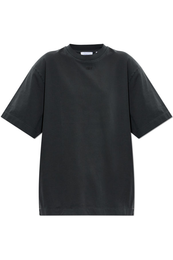 T-shirt with embroidered logo od Off-White