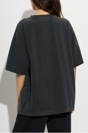 Off-White Camiseta con logo bordado