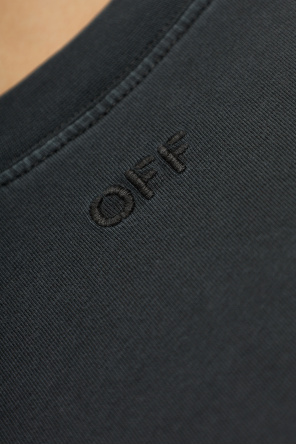 Off-White Camiseta con logo bordado