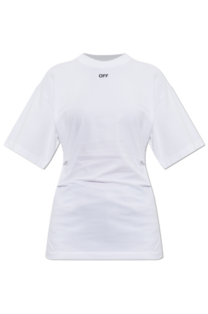 T-shirt with pleats