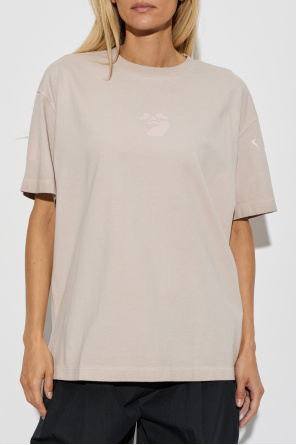 Off-White T-shirt de corte largo