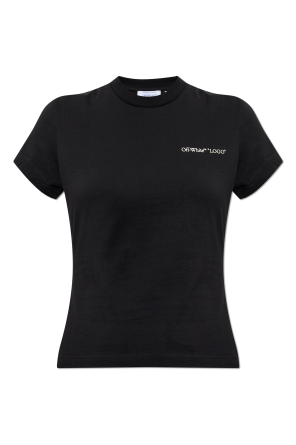 T-shirt with printed logo