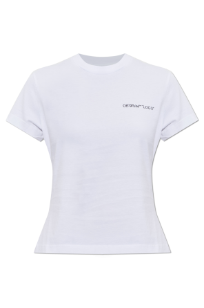 T-shirt with printed logo