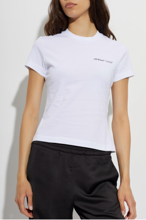 Off-White T-shirt with printed logo