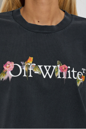 Off-White T-shirt com logótipo