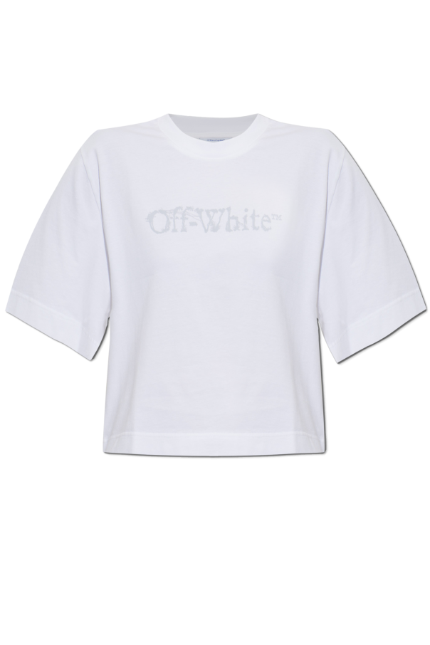 Loose-fit cropped t-shirt od Off-White
