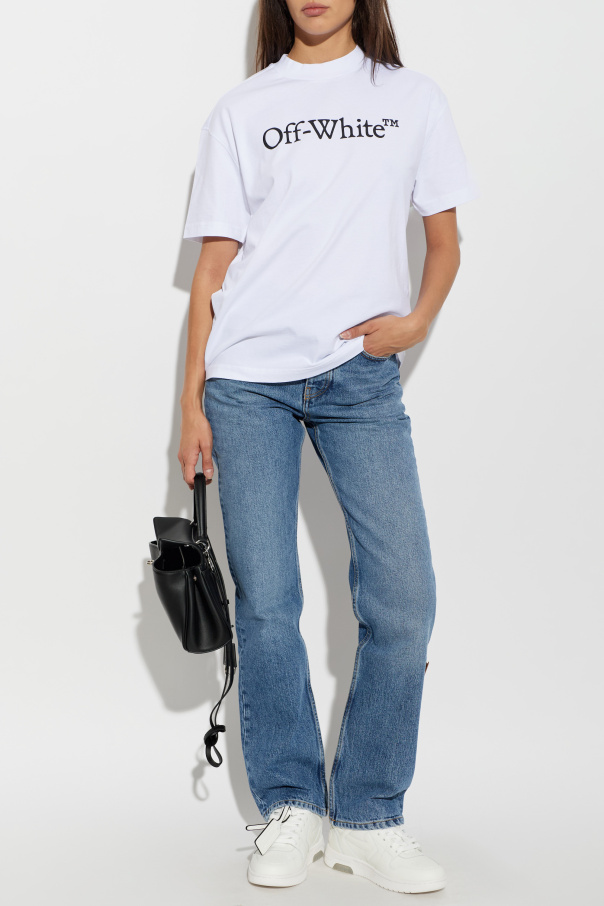 Off-White T-shirt with printed logo