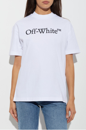 Off-White T-shirt with printed logo