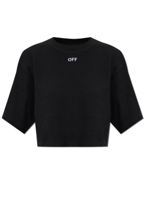 Geripptes T-Shirt im lockeren Schnitt