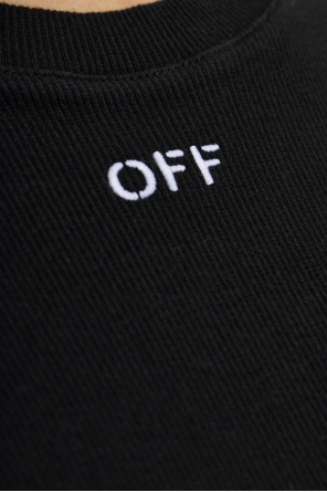 Off-White Ribbed loose-fit t-shirt