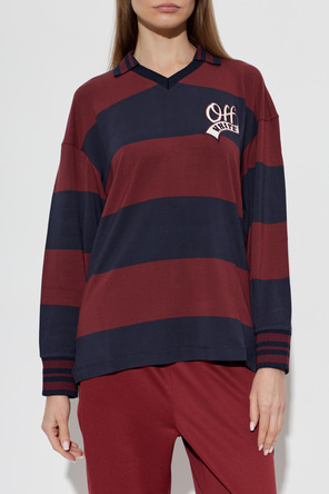 Off-White Polo cu logo
