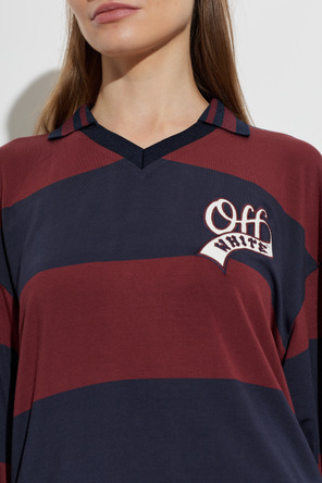 Off-White Polo cu logo