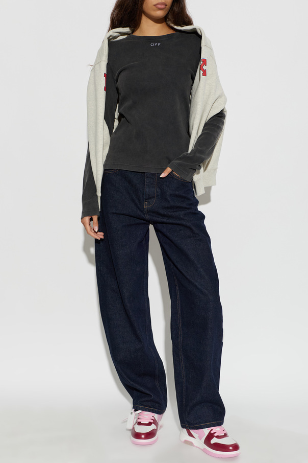 Off-White Langarm-Top