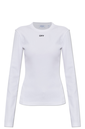 Ribbed long sleeve top