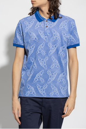 Vivienne Westwood logga Polo shirt with logo