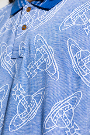 Vivienne Westwood logga Polo shirt with logo