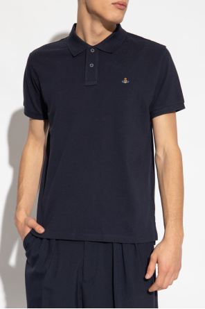 Vivienne Westwood Bawełniane polo z logo