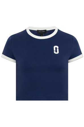 T-shirt with embroidered logo