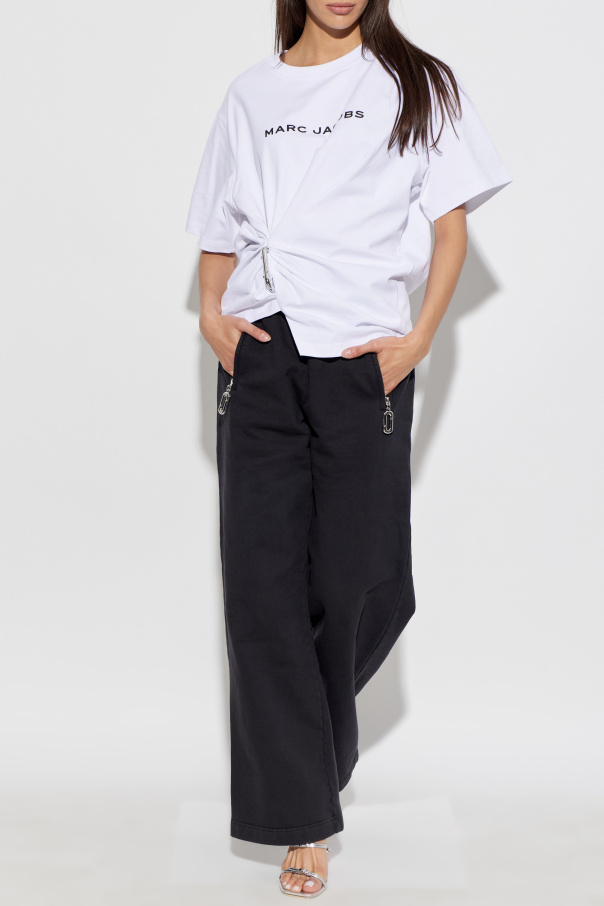 Marc Jacobs T-shirt with draping and appliqué