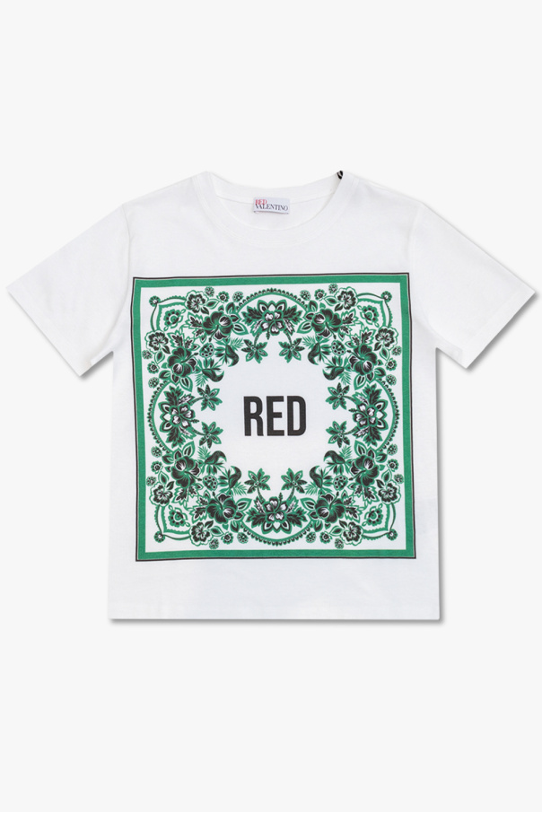 Red Valentino sequinned Printed T-shirt