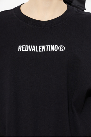 Red Valentino Valentino Bags Dam Czarna torebka crossbody z zapięciem obrotowym