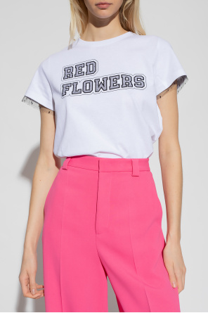 Red valentino knitted Printed T-shirt